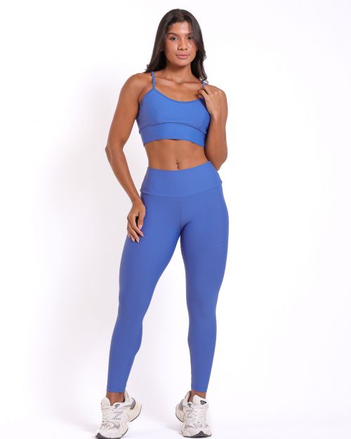 Conjunto Calça Legging Básica Light + Top Kelly