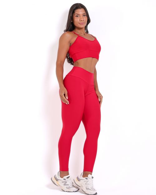 Conjunto Calça Legging Básica Light + Top Kelly