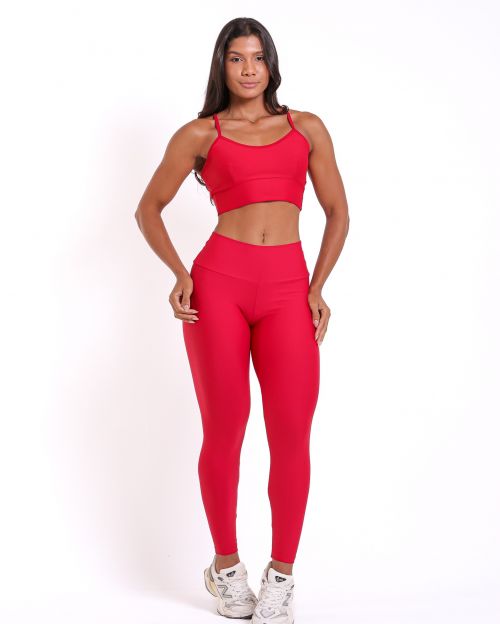 Conjunto Calça Legging Básica Light + Top Kelly