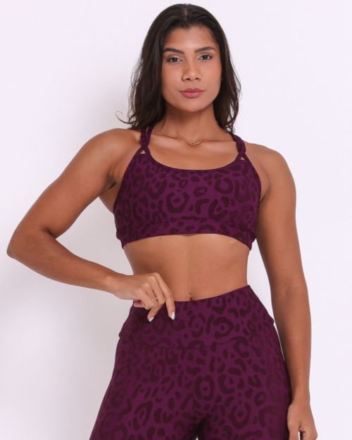 Top Lu New Onça Fit