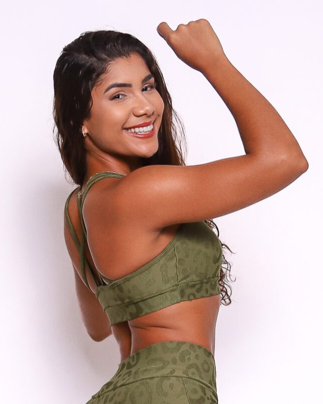 Top Lu New Onça Fit