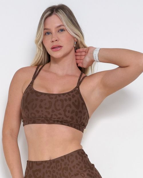 Top Lu New Onça Fit