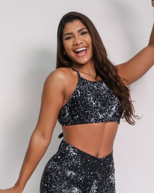 Top Paula Degradê Bolhas