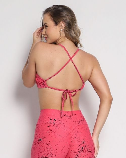 Top Paula Degradê Bolhas