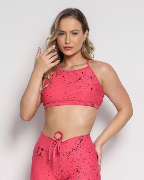 Top Paula Degradê Bolhas