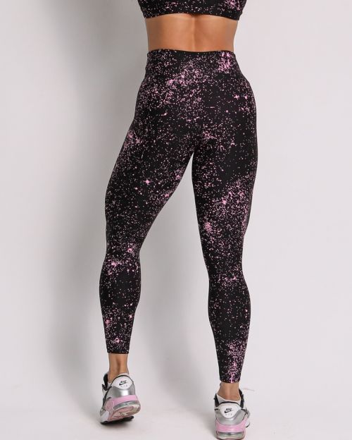 Calça Legging Básica Degradê Bolhas