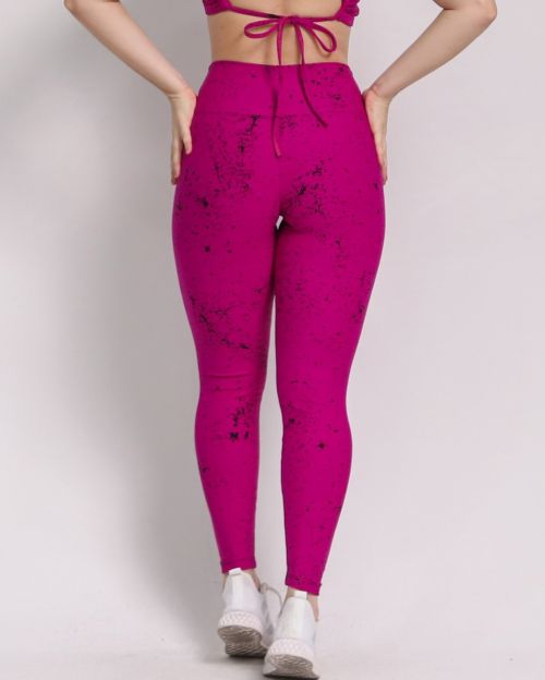 Calça Legging Básica Degradê Bolhas