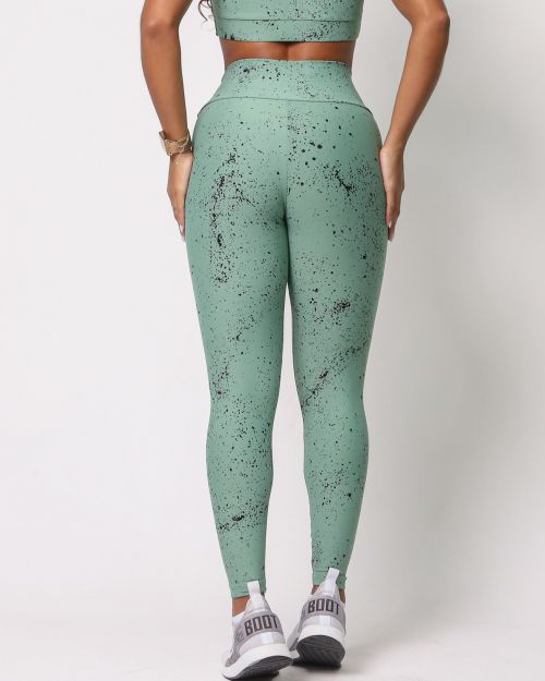 Calça Legging Básica Degradê Bolhas