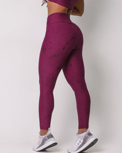 Cal�a Legging B�sica Degrad� Bolhas