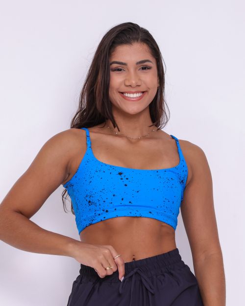 Top Bruna Degradê Bolhas
