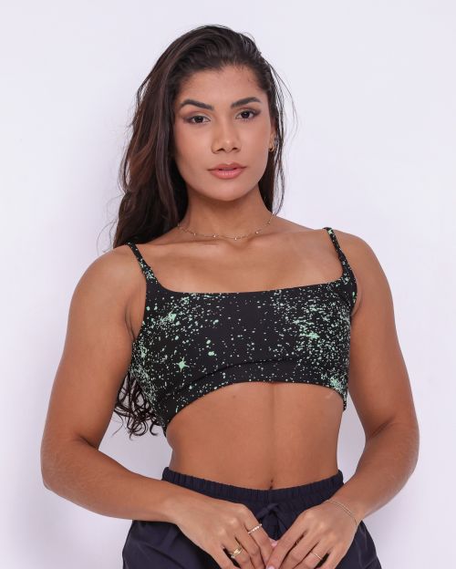 Top Bruna Degradê Bolhas