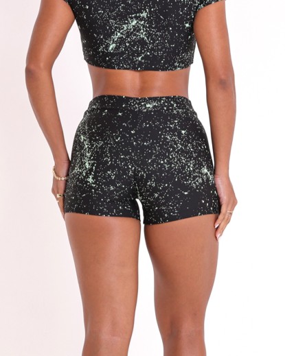 Short B�sico C�s Fino Degrad� Bolhas