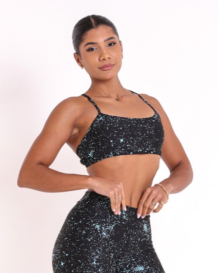 Top Bianca Degradê Bolhas