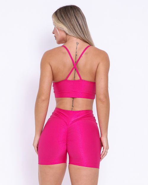 Conjunto Short Empina Compressão + Top Vi