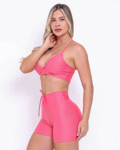 Conjunto Short Empina Compressão + Top Vi