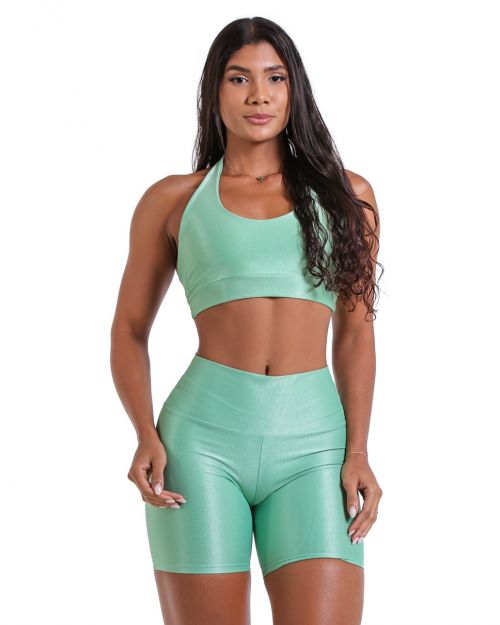 Conjunto Short Bermuda Compressão + Top Jhully