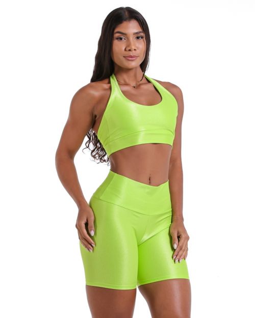 Conjunto Short Bermuda Compressão + Top Jhully