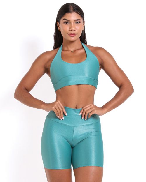 Conjunto Short Bermuda Compressão + Top Jhully