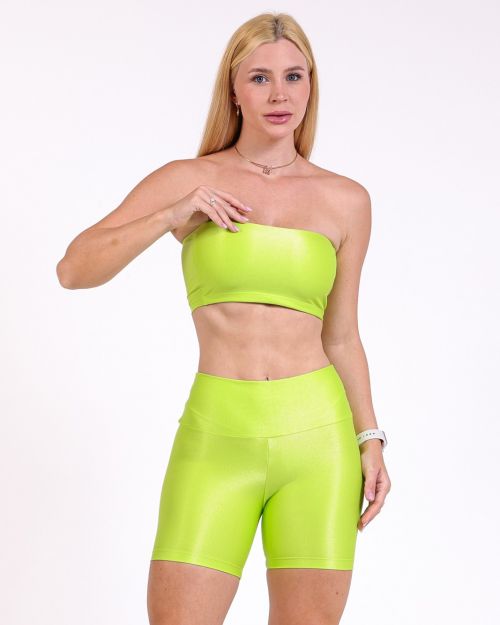 Conjunto Short Bermuda Compressão + Top Faixa