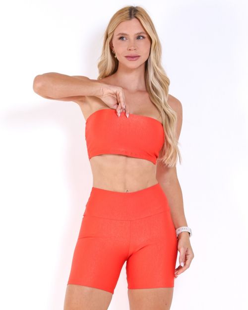 Conjunto Short Bermuda Compressão + Top Faixa