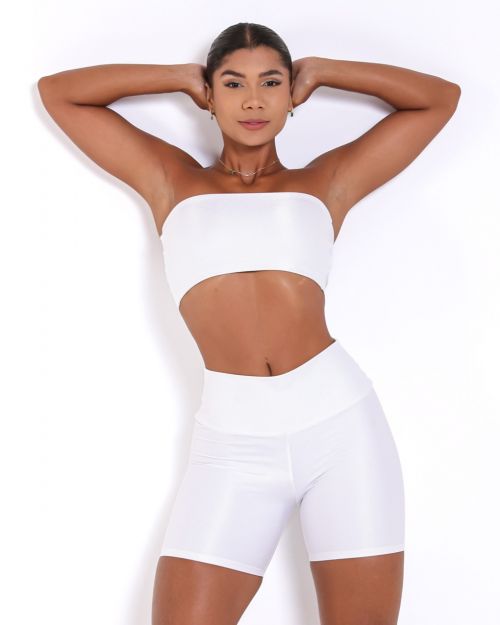 Conjunto Short Bermuda Compressão + Top Faixa