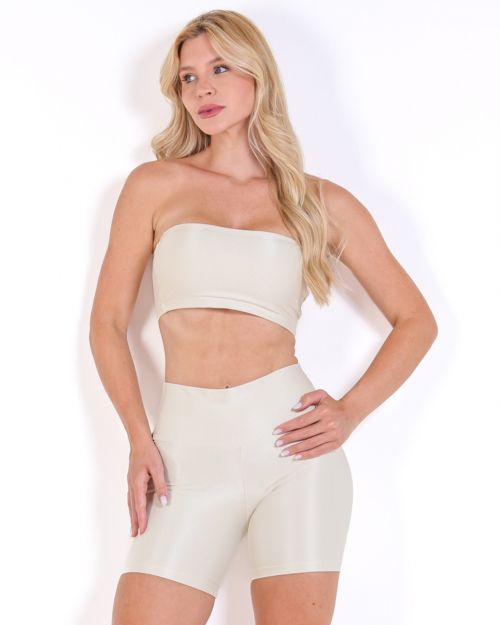 Conjunto Short Bermuda Compressão + Top Faixa