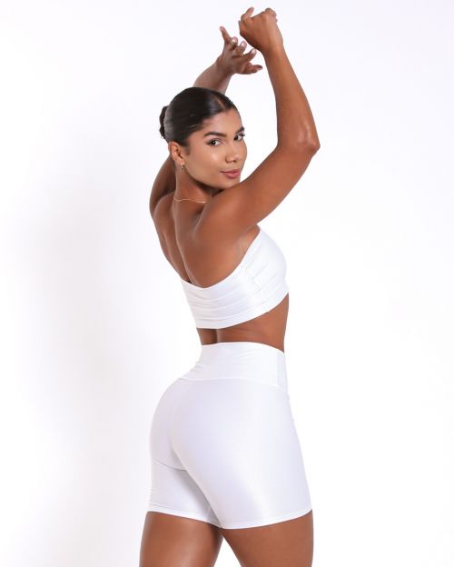 Conjunto Short Bermuda Compressão + Top Faixa