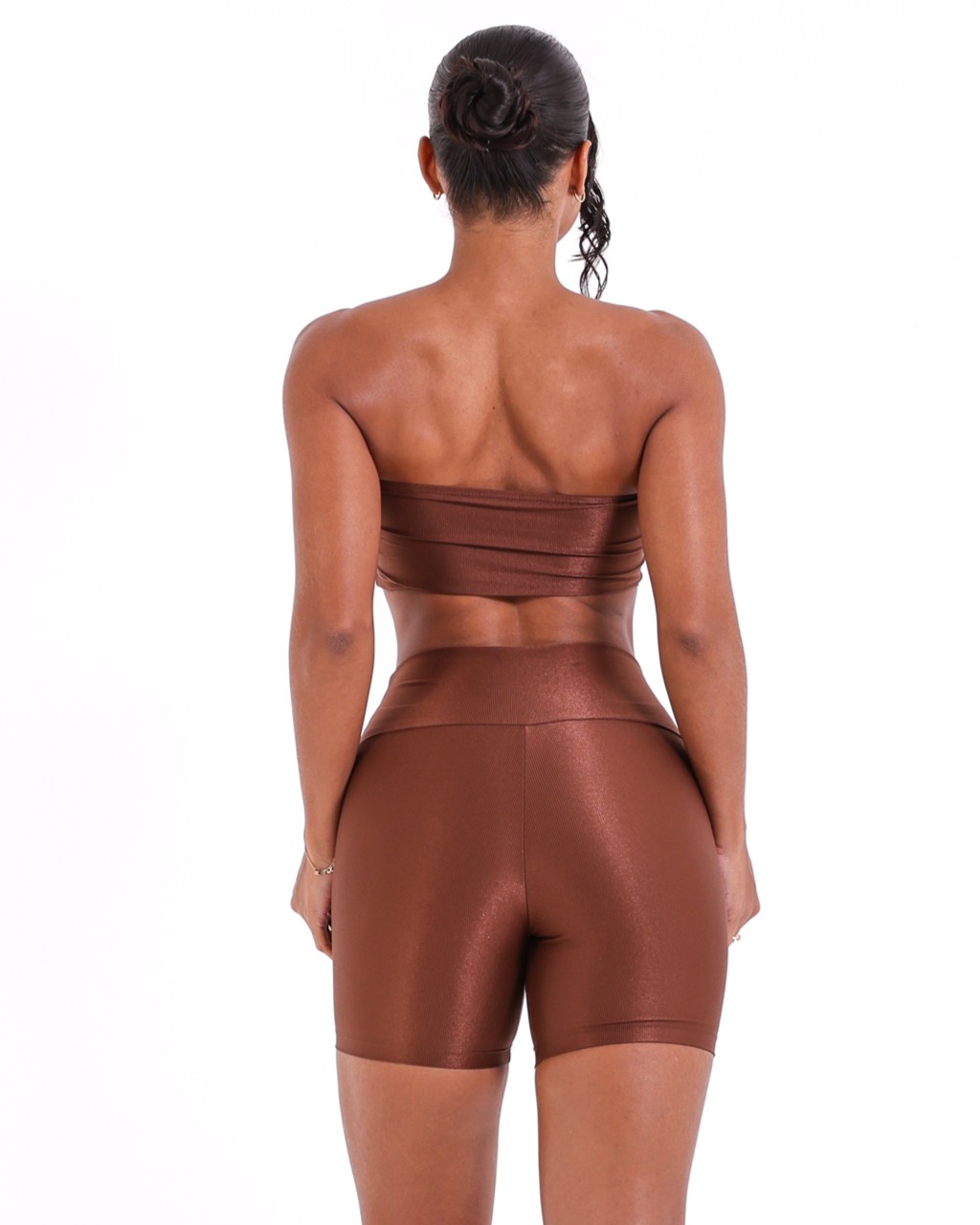 Conjunto Short Bermuda Compressão + Top Faixa