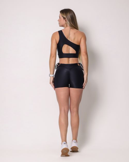 Conjunto Short Empina Ajuste Compress�o + Top Paloma
