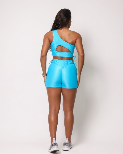 Conjunto Short Empina Ajuste Compress�o + Top Paloma