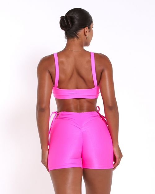 Conjunto Short Empina Ajuste Compress�o + Top Tai