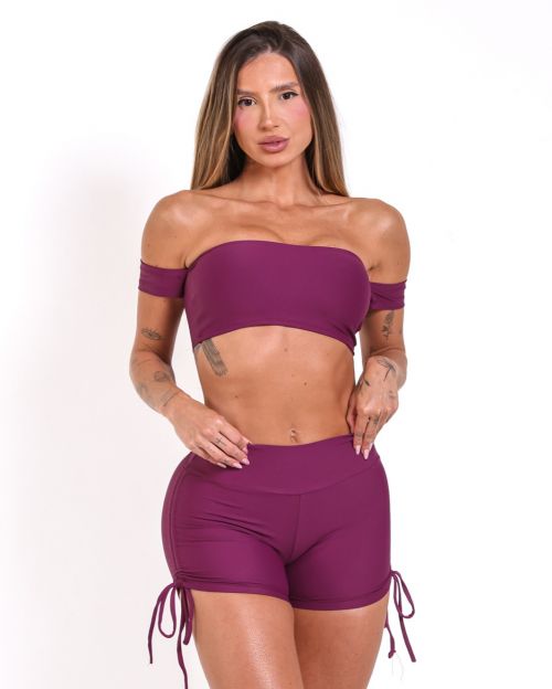 Conjunto Short Cross Light + Top Ciganinha