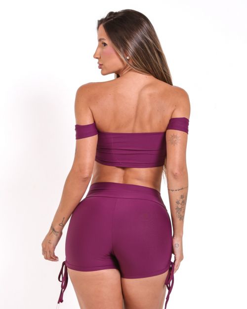Conjunto Short Cross Light + Top Ciganinha
