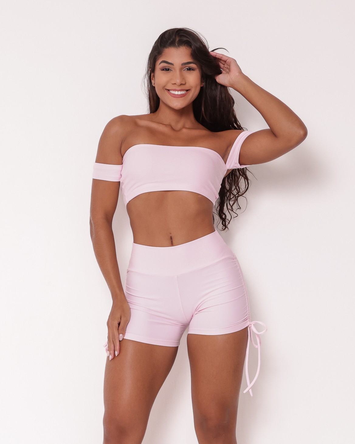Conjunto Short Cross Light + Top Ciganinha