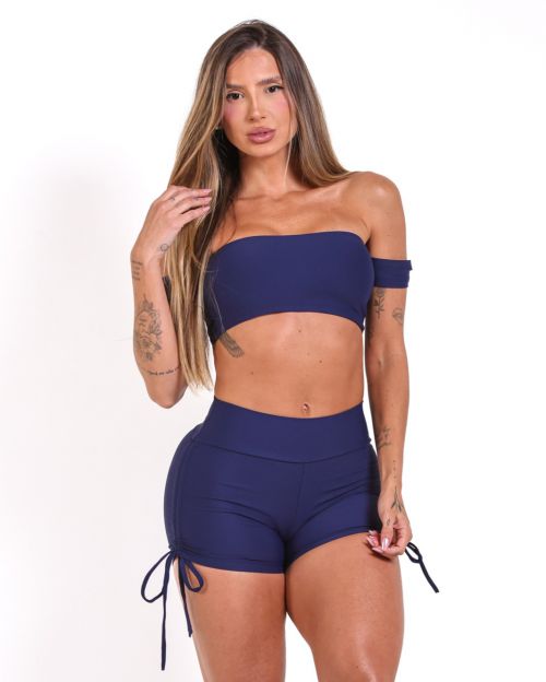 Conjunto Short Cross Light + Top Ciganinha