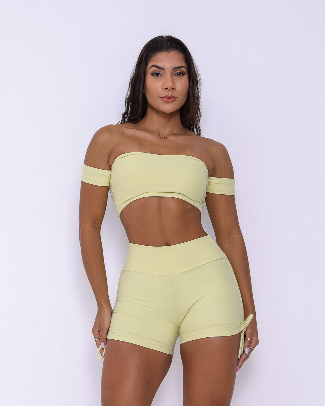Conjunto Short Cross Light + Top Ciganinha