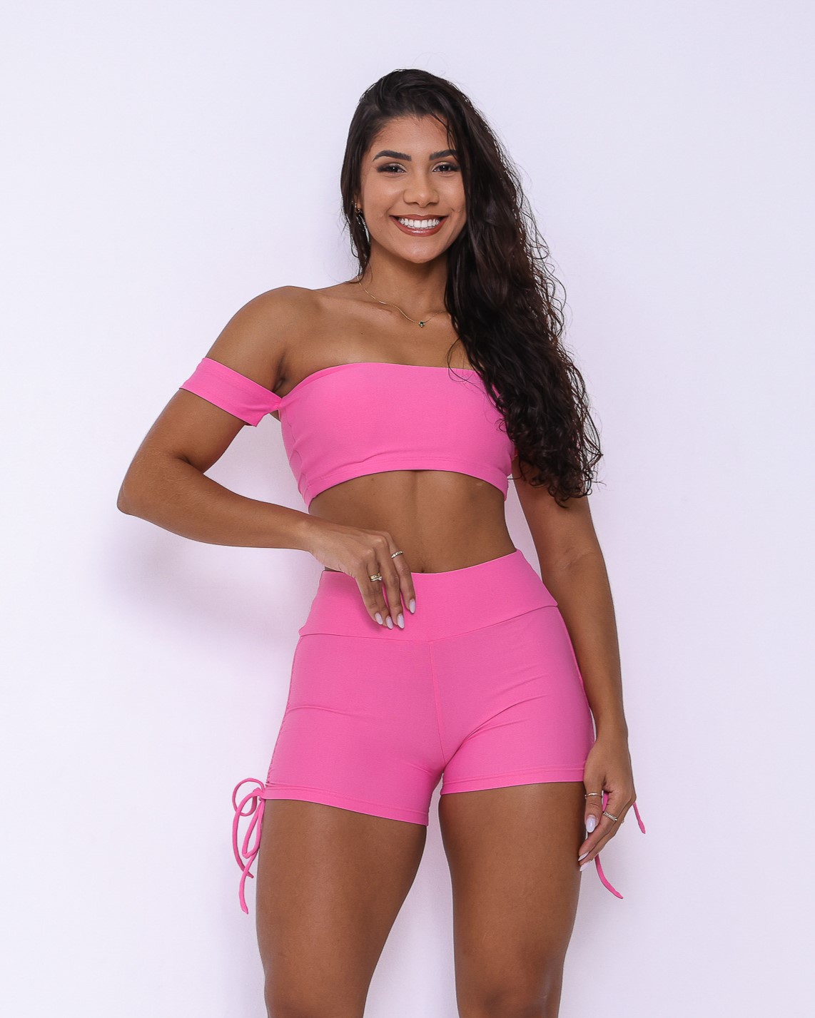 Conjunto Short Cross Light + Top Ciganinha