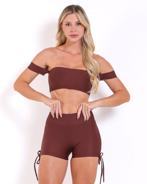 Conjunto Short Cross Light + Top Ciganinha