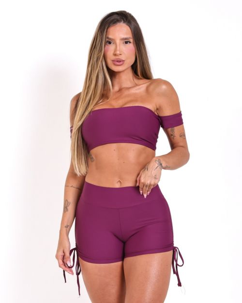 Conjunto Short Cross Light + Top Ciganinha