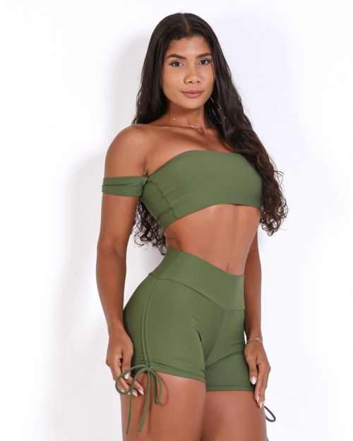 Conjunto Short Cross Light + Top Ciganinha