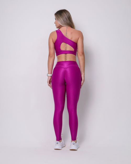 Conjunto Calça Legging Empina Compressão + Top Paloma
