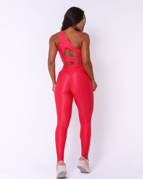 Conjunto Calça Legging Empina Compressão + Top Paloma