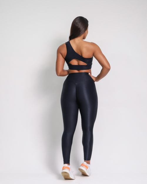 Conjunto Calça Legging Empina Compressão + Top Paloma