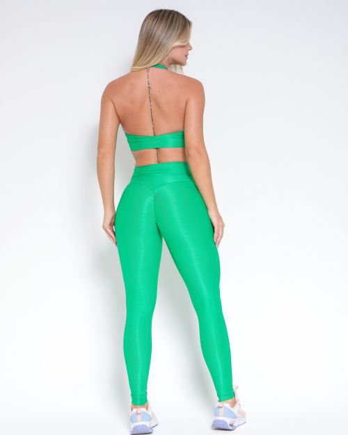 Conjunto Cal�a Empina Slim Compress�o + Top Jhully