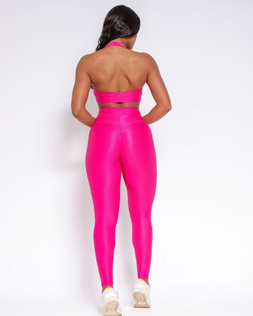 Conjunto Cal�a Empina Slim Compress�o + Top Jhully