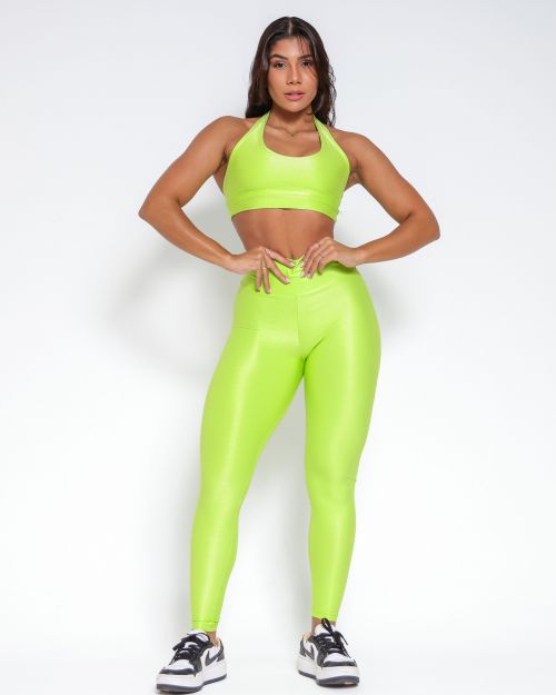 Conjunto Cal�a Empina Slim Compress�o + Top Jhully