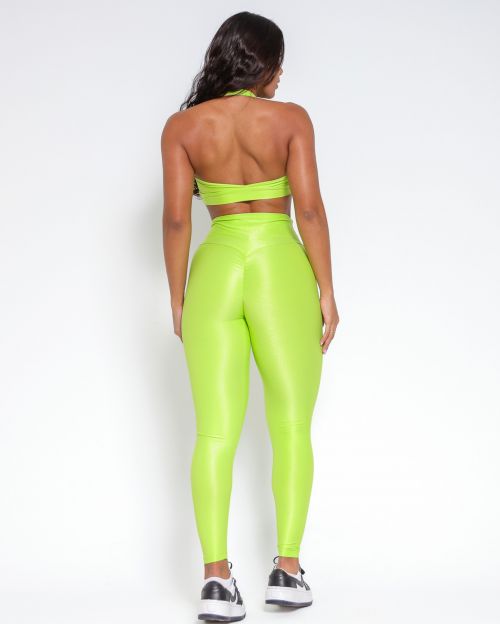 Conjunto Cal�a Empina Slim Compress�o + Top Jhully