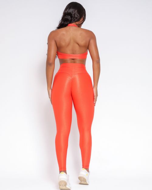 Conjunto Cal�a Empina Slim Compress�o + Top Jhully