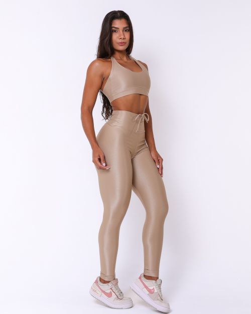 Conjunto Cal�a Legging Empina Compress�o + Top Jhully