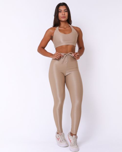 Conjunto Cal�a Legging Empina Compress�o + Top Jhully